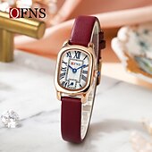economico Orologi al quarzo-ofns marca donna orologio al quarzo moda casual orologio da polso impermeabile tempo mondiale decorazione orologio in acciaio inossidabile