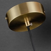 お買い得  ペンダントライト-LED ペンダントライト 3色光源 20cm UFO 高光透過率ランプシェード 大理石石 シングルデザイン ミニマリストペンダントライト カフェ 寝室 110-240V