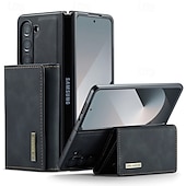 tanie Etui do telefonów Samsung-telefon Kılıf Na Samsung Galaxy Złóż 7 Złóż 6 Z Fold 5 Z Fold 4 Z Fold 3 Osłona tylna Z podpórką Magnetyczne Gniazdo karty Retro TPU PC Skóra PU