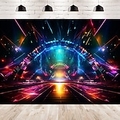 cheap Blacklight Tapestries-Blacklight Tapestry UV Reactive Glow in the Dark Glow Party Neon Party Ideas Hanging Tapestry Wall Art Mural for Living Room Bedroom