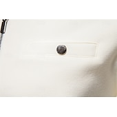 abordables Hoodies et sweatshirts élite pour hommes-Homme Sweat à capuche quart zippé Noir Blanche bleu marine Gris Demi-zip Uni Polyester Occasionnel Athlétique Vêtement Tenue Pulls Capuche Pulls molletonnés manche longue