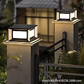 お買い得  屋外の壁のライト-LED 屋外壁掛けライト 温白色 30cm 1灯 モダン ピラーライト アクリル 金属 20W 標準 庭やパティオの支柱用 フェンス デッキ 屋外フェンス デッキ キャップ ライト 110-240V