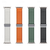 economico Cinturini per Apple Watch-Corda intrecciata fatta a mano Compatibile con Cinturino dell&#039;Apple Watch 38mm 40mm 41mm 42mm 44mm 45mm 49mm Intrecciato Chiusura in metallo Regolabili Nylon Cinturino di ricambio per iwatch Ultra 2