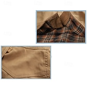 economico Giubbotti e cappotti da uomo-Per uomo Giacca da camionista Giacca pratica Giacca cargo Giornaliero Da mare Tenere al caldo Tasche Autunno inverno Liscio Di tendenza Classico Bavero Standard Nero Blu Marrone Verde Cachi Giacca