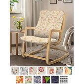 baratos Cobertura de Sofa-Capa de Almofada de Cadeira 100% Algodão sem Travesseiro Floral Almofadada