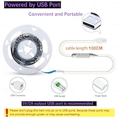 economico strisce luminose impermeabili-striscia di luce nera USB ad altissima luminosità uv dc5v 390nm-400nm 1-5m smd 5050 60leds ip67 striscia di luce a led ultra luminosa impermeabile adatta per feste da ballo fluorescenti illuminazione