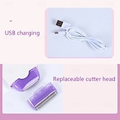 abordables Rasage et épilation-Kit d&#039;épilation professionnel indolore laser tactile épilateur usb rechargeable femmes corps visage jambe bikini main rasoir épilateur