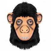 cheap Mask-Kingdom of the Planet of the Apes Gorilla Carnival Mask Mask Full Head Adults&#039; Men&#039;s Women&#039;s Scary Costume Performance Party Halloween Carnival Easy Carnival Costume