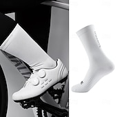 abordables Calcetines de ciclismo-Calcetines deportivos reflectantes para ciclismo Wosawe, calcetines deportivos de ciclismo de carretera hasta la mitad de la pantorrilla, modelos para hombres y mujeres, calcetines de ciclismo de ocio