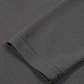 preiswerte Klassisches Poloshirt für Herren-Herren Waffel-Poloshirt Golfhemd Arbeit Casual Ständer Langarm Basic Modern Farbblock Patchwork Taste Frühling &amp; Herbst Regular Fit Schwarz Weiß Wein Marinenblau Dunkelgrau Armeegrün Waffel-Poloshirt