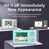 cheap Digital Camera-Digital Camera 16x Zoom Compact Digital Camera 1080P Travel Camera for Beginner Photography Point and Shoot Camera