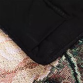 baratos Tapeçarias tecidas em jacquard-Tapeçaria tecida jacquard gobelin aubusson tapeçaria pendurada na parede flor e tear de uva tecido de algodão decoração de quarto de sala de estar (sem bastão e borlas)