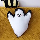 お買い得  装飾用クッションカバー-ハロウィーンの光るカボチャのゴーストのぬいぐるみ枕、お祝いや楽しい家の装飾