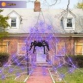 abordables Lumières d&#039;Halloween-5m Guirlandes Lumineuses 125 LED Violet Lumières de vacances Guirlandes lumineuses en filet à LED Halloween Créatif USB Alimenté par Port USB