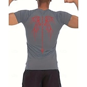 economico T-shirt e Canottiere da Corsa-Per uomo Maglia a compressione Maglia atletica Maglietta da Palestra Maglietta Fitness Manica Corta Maglietta Casuale Athleisure Grafico Asciugatura Rapida Alta elasticità Compressione Traspirante