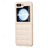 economico Cover Samsung-telefono Custodia Per Samsung Galaxy Capovolgi Z 6 Z Flip 5 Z Flip 4 Z Flip 3 Per retro Resistente agli urti Retrò TPU pelle sintetica
