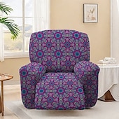 abordables Fauteuils inclinables, à oreilles-housse de fauteuil inclinable extensible à motif floral housse en tissu de qualité supérieure avec design élastique pour un ajustement parfait et une protection élégante de vos meubles