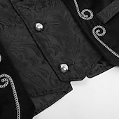 preiswerte Oberbekleidung-Retro Vintage Mittelalterlich Renaissance Weste Prinz Ritter Herren königlich Steampunk Halloween Karneval Maskerade Party / Abend Erwachsene Weste