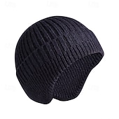 cheap Outdoor Headwear-Hiking Cap Skull Cap Beanie Thermal Warm Soft Winter Men's Fishing Activity