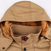 abordables Forros &amp; Chaquetas 3 en 1-Hombre Chaqueta Softshell Chaqueta para senderismo Invierno Al aire libre Forro Polar Templado Chaqueta cortavientos Viaje Negro Verde Ejército Caqui