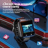 Недорогие Смарт-часы-LOKMAT APPLLP 2 MAX Умные часы 2.64 дюймовый Смарт-часы-телефон 3G 4G Bluetooth Педометр Напоминание о звонке будильник Совместим с Ноль Женский Мужчины GPS Хендс-фри звонки Медиа контроль IPX-4 57