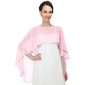 abordables enveloppes d&#039;invité de mariage-châles et enveloppes transparents pour robes de soirée capes en mousseline de soie pour femmes couverture de mariage douce
