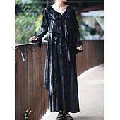 preiswerte Kleider-Retro Vintage Mittelalterlich Kleid Einfarbig Damen Maskerade Party / Abend Erwachsene Kleid