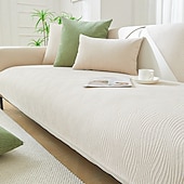 abordables Housse de canapé-housse de canapé en chenille toutes saisons - tissu doux et durable pour un confort toute l&#039;année - design élégant qui met en valeur n&#039;importe quel espace de vie - protège votre canapé des