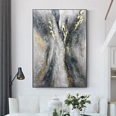 preiswerte Stillleben-Gemälde-handgefertigte abstrakte Goldgemälde auf Leinwand reichhaltiges handgemaltes strukturiertes Acrylgemälde moderne Wandkunst Ölgemälde handgemaltes Kunstwerk Gemälde für Wohnzimmer Schlafzimmer