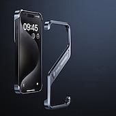 Недорогие Чехлы для iPhone-телефон Кейс для Назначение айфон 16 про макс iPhone 15 Pro Max iPhone 14 Pro Max iPhone 13 Pro Max Кейс на заднюю панель со стендом Защита от удара Металл
