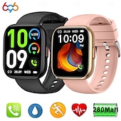 cheap Smart Wristbands-696 P114 Smart Watch 1.85 inch Smart Band Fitness Bracelet Bluetooth Pedometer Call Reminder Sleep Tracker Compatible with Android iOS Women Men Hands-Free Calls Message Reminder IP 67 40mm Watch Case