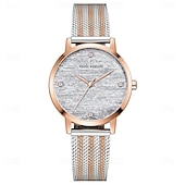 levne Quartz hodinky-MINI FOCUS Dámské Křemenný kreativita Minimalistický Módní Wristwatch VODĚODOLNÝ Síťovaný pásek Hodinky