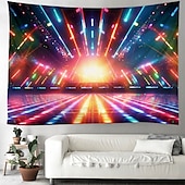 cheap Blacklight Tapestries-Blacklight Tapestry UV Reactive Glow in the Dark Glow Party Neon Party Ideas Hanging Tapestry Wall Art Mural for Living Room Bedroom