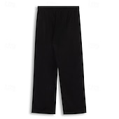 baratos Calças Desportivas-Homens Calças de lã Calças Esportivas Corredor Calças Calça de moletom de perna reta Cintura elástica Perna reta Tecido Quente Comprimento total Esportes Diário Férias Estilo Clássico Cinza escuro