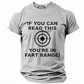 お買い得  メンズおもしろTシャツ-男性用 面白いスラング Tシャツ 半袖 Tシャツ 3Dプリント クルーネック シャツ レトリ／ヴィンテージ カジュアル ストリートスタイル ストリート スポーツ・アウトドア カジュアル ネイビーブルー ブルー オレンジ 春夏 衣類 S M L XL 2XL 3XL