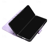お買い得  サムスン用ケース-電話 ケース 用途 サムスンのギャラクシー Zフォールド6 Z Fold 5 Z Fold 4 Z Fold 3 フリップカバー 磁石バックル リストストラップ付き カード挿入口 バタフライ 幾何学模様 PC PUレザー