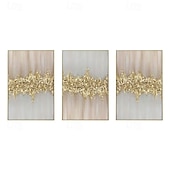 preiswerte Stillleben-Gemälde-handgefertigtes Ölgemälde aus Folie, reines handgemaltes Ölgemälde aus Folie in Gold, hängendes Gemälde aus Goldfolie, Wolkenmeer, schwarz-weißes abstraktes Gemälde für die Heimdekoration, Gemälde als Wandkunst, Gemälde aus Folie in Gold