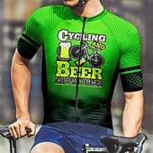 levne Pánské dresy-Pánské Cyklodres Krátký rukáv Kolo Tričko Dres se 3 zadními kapsami Horská cyklistika Prodyšné Rychleschnoucí Anatomický design Odvod Červená Modrá Fialová Spád Sportovní Oblečení