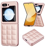 economico Cover Samsung-telefono Custodia Per Samsung Galaxy Capovolgi Z 6 Z Flip 5 Z Flip 4 Z Flip 3 Per retro Resistente agli urti Retrò TPU pelle sintetica