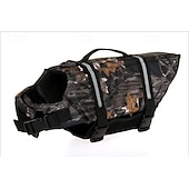 cheap Dog Apparel &amp; Accessories-Dog Harness Vest Life Vest Dog Life Jacket Sports &amp; Outdoors Portable Reflective Adjustable Waterproof Breathable Washable Party Outdoor Sports Traveling Pool Dog Clothing for Cat Dog Husky Labrador