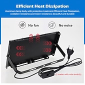 Χαμηλού Κόστους Φωτιστικά Δρόμου-rgb led flood light αδιάβροχο ip65 ac 220v προβολέας εξωτερικού χώρου φωτισμός κήπου led ανακλαστήρα χυτό φως προβολείς 1/2 τμχ