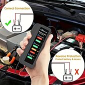 levne Nářadí na opravu-Tester automobilových 12v baterií Tester motocyklových baterií