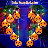 economico Illuminazione di Props di Halloween-1 pc 3 W Luci e lanterne di percorso Ad energia solare Creativo Multicolore 3.7 V 6 Perline LED