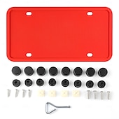 economico Decorazione e protezione carrozzeria-supporto per targa posteriore auto supporto per targa supporto per targhetta impermeabile copertura per etichetta targa in gomma standard USA