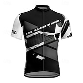 abordables Maillots pour hommes-Homme Maillot Velo Cyclisme Manche Courte Cyclisme Tee-shirt Maillot avec 3 poches arrière VTT Vélo tout terrain Respirable Séchage rapide Conception anatomique Mèche Noir Jaune Violet Des sports