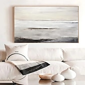 voordelige Stillevens schilderijen-abstract olieverfschilderij handgeschilderde beige schilderij handgemaakte wabi sabi kunstwerk olieverf handgeschilderde getextureerde olieverf beige olieverf abstract canvas kunst modern decor