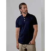 billiga Herrgolfkläder-Herr Vandringspolotröja Svart Vit Ljusgrön Kortärmad Överdelar Golfkläder Kläder Outfits Bär kläder