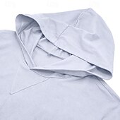 abordables sudaderas basicas hombre-Hombre Sudadera Negro Blanco Verde Ejército Azul Real Caqui Con Capucha Plano Deporte Diario Festivos Algodón Ropa de calle Básico Casual Primavera &amp; Otoño Ropa Sudaderas con capucha Sudaderas