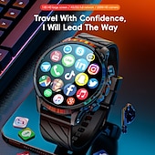 Χαμηλού Κόστους Smartwatch-LOKMAT APPLLP 8 PRO Εξυπνο ρολόι 1.85 inch Smart Phone Watch 4G LTE 3G 4G Bluetooth Βηματόμετρο Υπενθύμιση Κλήσης Παρακολούθηση Ύπνου Συμβατό με Μηδενικό Γυναικεία Άντρες GPS Κλήσεις Hands-Free