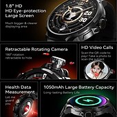 Χαμηλού Κόστους Smartwatch-imosi 1,8 ιντσών έξυπνο ρολόι 4g κάρτα sim δικτύου google play λήψη εφαρμογής κάμερα gps wifi κλήση 4g/32gb rom android ανδρικό έξυπνο ρολόι
